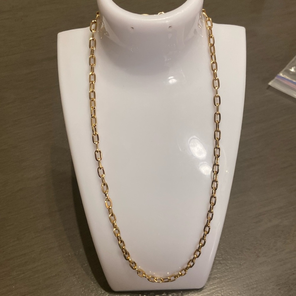 Gold Tone Chainlink Necklace